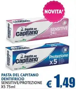 Europlanet Casa Pasta del Capitano dentifricio sensitive/protezione offerta