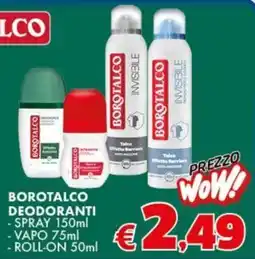 Europlanet Casa Borotalco deodoranti offerta