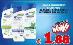 Europlanet Casa Head & shoulders shampoo classic - apple fresh menthol fresh offerta