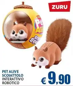 Europlanet Casa Pet Alive scoiattolo interattivo robotico Zuru offerta