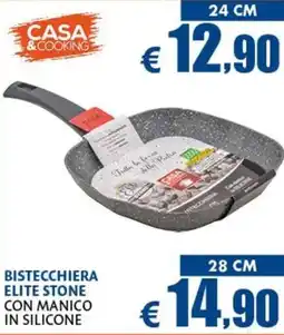 Europlanet Casa Bistecchiera Elite Stone con manico in silicone offerta