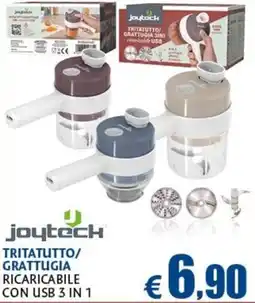 Europlanet Casa Joytech Tritatutto/Grattugia Ricaricabile offerta