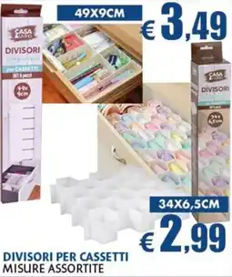 Europlanet Casa Divisori per cassetti Casa Living offerta