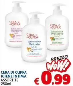 Europlanet Casa Cera di Cupra igiene intima assortite offerta