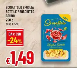 Famila SCOIATTOLO SFOGLIA SOTTILE PROSCIUTTO CRUDO offerta