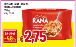 Famila GIOVANNI RANA LASAGNE GUSTI ASSORTITI offerta