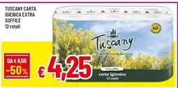 Famila TUSCANY CARTA IGIENICA EXTRA SOFFICE 12 rotoli offerta