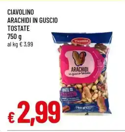 Famila CIAVOLINO ARACHIDI IN GUSCIO TOSTATE offerta