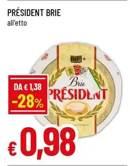 Famila PRESIDENT BRIE offerta