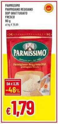 Famila PARMISSIMO PARMIGIANO REGGIANO DOP GRATTUGIATO FRESCO 90 g offerta
