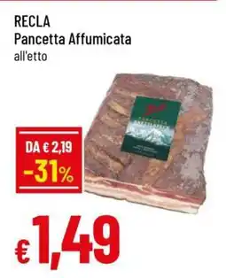Famila RECLA PANCETTA AFFUMICATA offerta