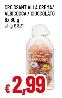 Famila CROISSANT ALLA CREMA/ ALBICOCCA/ CIOCCOLATO offerta