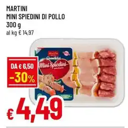 Famila MARTINI MINI SPIEDINI DI POLLO offerta