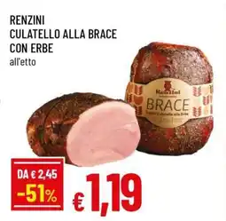 Famila RENZINI CULATELLO ALLA BRACE CON ERBE offerta