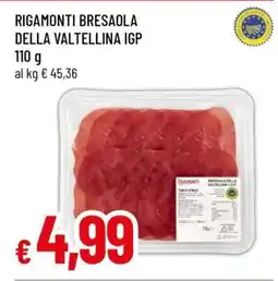 Famila RIGAMONTI Bresaola della Valtellina IGP offerta