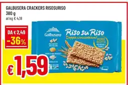 Famila GALBUSERA CRACKERS RISOSURISO offerta