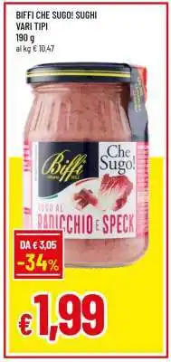 Famila BIFFI CHE SUGO! SUGHI VARI TIPI offerta