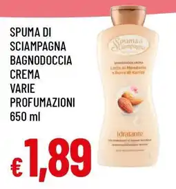 Famila SPUMA DI SCIAMPAGNA BAGNODOCCIA CREMA offerta