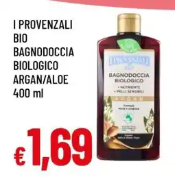Famila I Provenzali Bio Bagnodoccia Biologico Argan/Aloe 400 ml offerta