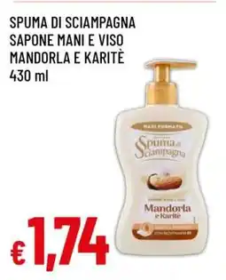 Famila Spuma di Sciampagna Sapone Mani e Viso Mandorla e Karitè offerta