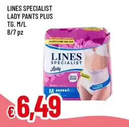 Famila LINES SPECIALIST LADY PANTS PLUS offerta
