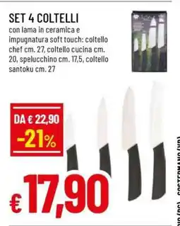 Famila SET 4 COLTELLI offerta