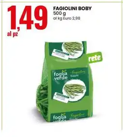 Eurospin Fagiolini Boby offerta