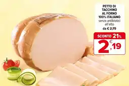 Iperal Pett di tacchino al forno offerta