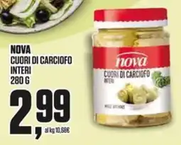 Coop Master Alleanza 3.0 Nova cuori di carciofo interi offerta