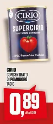 Coop Master Alleanza 3.0 Cirio concentrato di pomodoro offerta