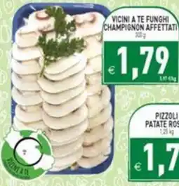 Supermercati Agorà Vicini a te funghi champignon affettati offerta