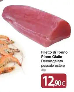 Docks Cash&Carry Filetto di Tonno Pinne Gialle Decongelato offerta