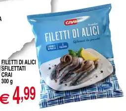 Centro Oceano Crai Filetti di alici sfilettati offerta