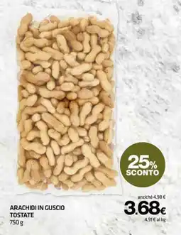 Superconti Arachidi in guscio tostate offerta