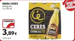 Coop Birra Ceres strong ale offerta