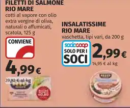 Coop Insalatissime Rio Mare offerta