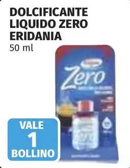 Coop Dolcificante liquido zero Eridania offerta