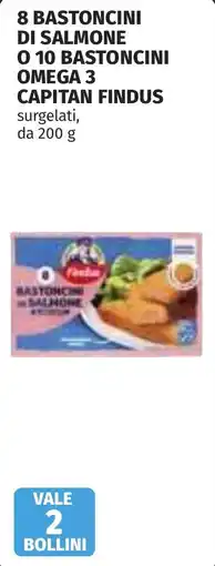 Coop Bastoncini di salmone Capitan Findus offerta