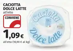 Coop Caciotta Dolce Latte offerta