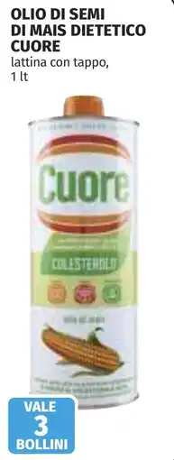 Coop Olio di semi di mais dietetico Cuore offerta