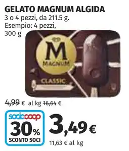 Coop Gelato Magnum Algida offerta