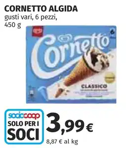 Coop Cornetto Algida offerta