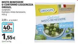 Coop Contorno misto benessere Orogel offerta