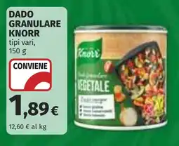 Coop Dado granulare Knorr offerta