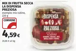 Coop Mix di frutta secca La Dispensa Preziosa Rubino offerta