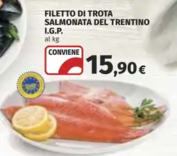 Coop Filetto di trota salmonata del Trentino I.G.P. offerta