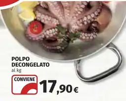 Coop Polpo decongelato offerta