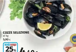 Coop Cozze selezione offerta