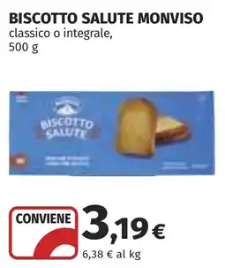 Coop Biscotto salute Monviso offerta