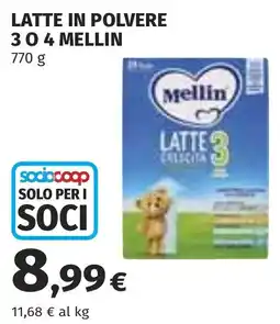 Coop Latte in polvere Mellin offerta